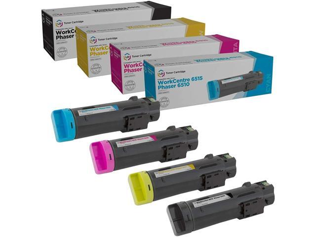 LD Compatible Xerox Phaser 6510 / WorkCentre 6515 Set of 4 HY Toner Cartridges