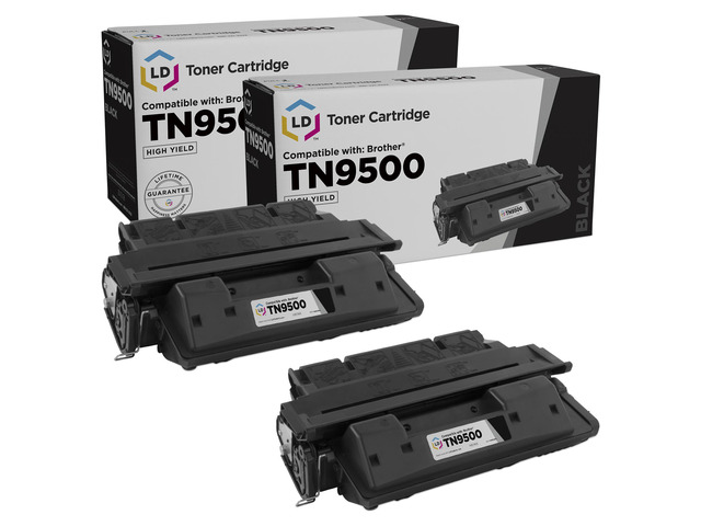 LD Products Remanufactured Replacement Cartridge Compatible with Brother TN9500 High Yield (Black, 2-Pack)