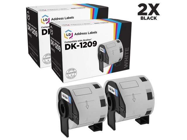 LD Compatible Address Label Roll Replacement for Brother DK-1209 1.1 in x 2.4 in (800 Labels, 2-Pack)
