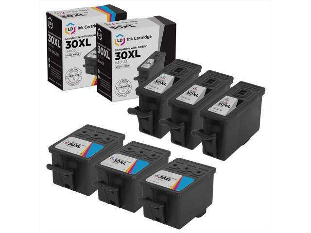 LD Comp for Kodak 30XL 6pk HY Ink 3x 1550532 3x 1341080 C110 C310 C315 2150 2170