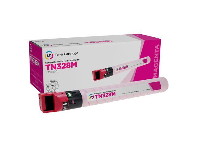 LD Products Toner Cartridge Compatible with Konica Minolta TN328M AAV8330 High Yield (Magenta, 1-Single) Compatible with bizhub C250i, C300i, C360i
