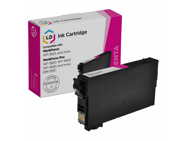 LD Products Remanufactured Ink Cartridge Replacement for Epson 822XL T822XL320 High Yield (Magenta)
