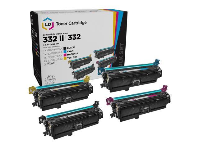 LD Reman Canon 332 4pk 6264B012 6262B012 6261B012 6260B012 LBP7780Cdn