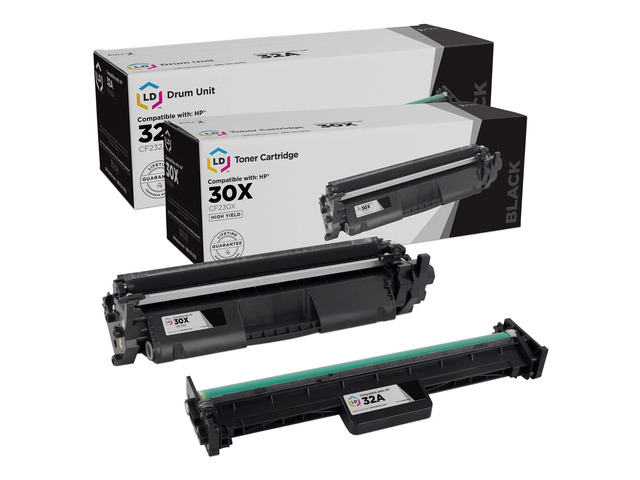 LD Products Compatible Toner & Drum Cartridge Replacement for HP 30X CF230X 30A Toner & 32A CF232A Drum for Laserjet Pro M203dw M203dn MFP M227fdw...