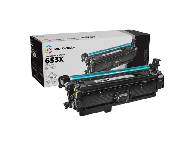 LD Products Compatible Toner Replacement for HP 653X CF320X M680dn (Black)