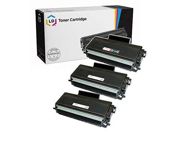 LD Compatible Replacements for Brother TN580 HY Black Toner Cartridges 3-Pack