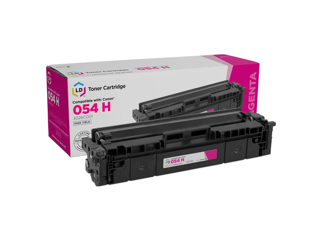 LD Compatible Toner Cartridge Replacement for Canon 054H 3026C001 High Capacity (Magenta) Compatible with Canon Color imageCLASS MF642Cdw MF641Cw...