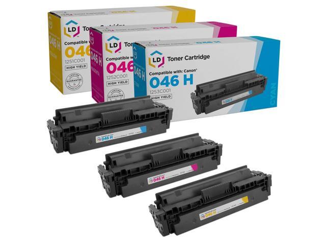 LD COMP Canon 046H Toner 3PK: 1253C001 Cyan, 1252C001 Magenta & 1251C001 Yellow