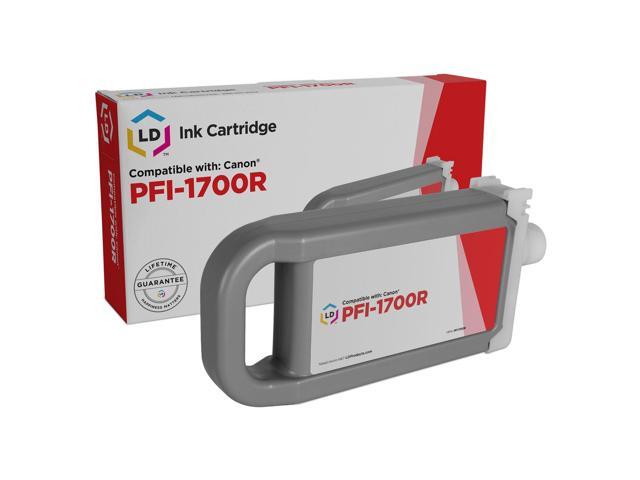 LD Compatible Replacement for Canon PFI-1700R Red Ink Cartridge