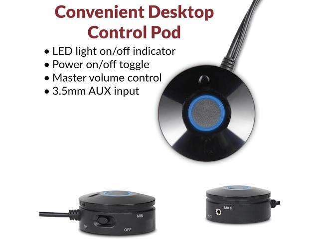 Cyber Acoustics CA-3610 2.1 Multimedia Speaker System with Subwoofer, Perfect Computer Speakers for PC or Mac, Great for Music, Movies, and Gaming