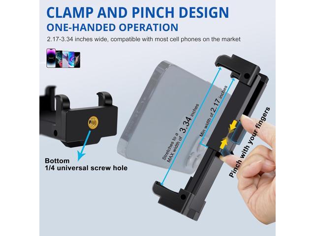 Extendable 62 inches Aluminum Alloy Selfie Stick Phone Tripod Stand New Model with Wireless Remote Shutter Compatible with All Cell Phones/Live...