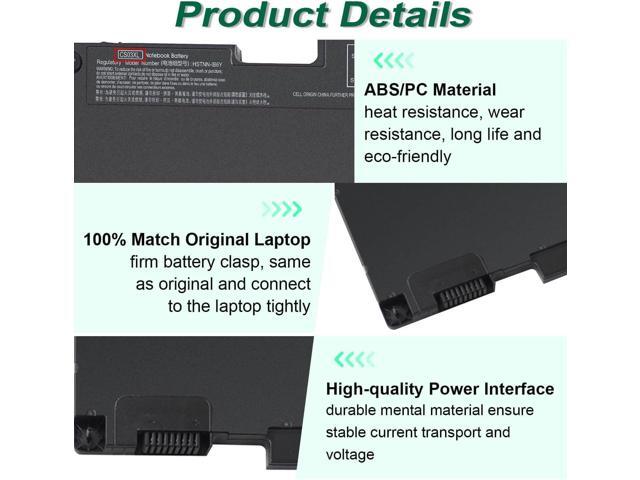 DMKAOLLK CS03XL Laptop Battery for HP EliteBook 840 850 755 745 G3 G4 ZBook 15u G3 G4 Series 800513-001 800231-1C1 800513-001 CS03 CS03046XL...