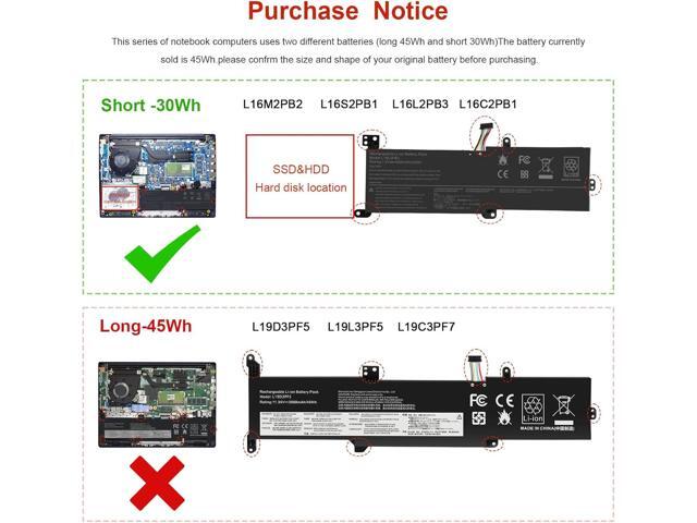 Futurebatt L16L2PB2 Laptop Battery Compatible with Lenovo IdeaPad 320-14AST 320-14IAP 320-14IKB 14ISK 15ABR 15AST 15IAP 15IKB 15ISK 17ABR...