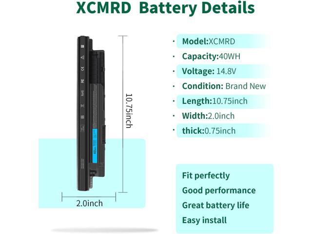 40WH XCMRD 14.8V Battery for Dell Inspiron 15 3000 Series 15 3531 3537 3541 3542 3543 3521 i3531 i3542 i3543 3878 17 3737 3721 15R 5521 5537 17R...
