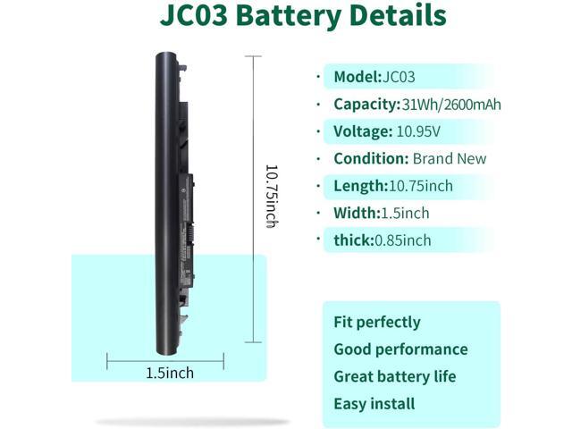 919700-850 JC03 Laptop Battery for HP 15-bs 15-bw 17-bs Series 15-bs0xx 15-bs1xx 15-bs015dx 15-bs013dx 15- bw033wm 15-bw053od 919701-850 919681-421...