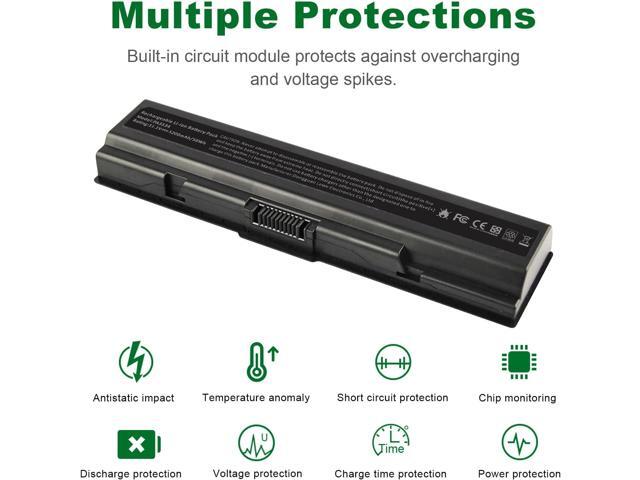 TREE. NB Laptop Battery for Toshiba PA3534U-1BRS Toshiba Satellite A200 A205 L201 L202 L203 L205 L300 L300D L305 L305D 11.1V 5200mAh Black
