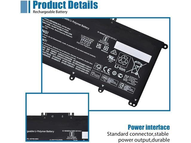 HW03XL HSTNN-IB9O Laptop Battery Replacement for HP Pavilion 15-EG 15-EH 15-EG0XXX 15-EH0XXX 15-EG1025CL 15-EG1053CL 15-EG1073CL 15-EH1254NG Series...