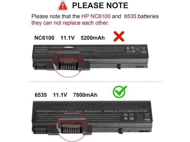 Futurebatt 9Cell Extended 7800mAh Battery for HP EliteBook 8440P 6930P 8440W / ProBook 6550B 6455B / Compaq 6730B 6735B 6700B 6500B 6535B 6530B,...
