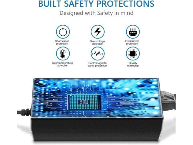 SHNITPWR 24V DC Power Supply 24 Volt 5A 120W Power Adapter 100V~240V AC to DC Converter Transformer 5.5x2.5mm Plug for 5050 3528 LED Strip Light 3D...