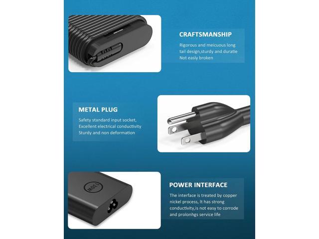 130W USB C Laptop Charger Compatible with Dell Precision 5570 5560 5550 5530 5760 5750 3560 Latitude 7410 7310 7210 9410 9510 5420 5520 5510 XPS 15...