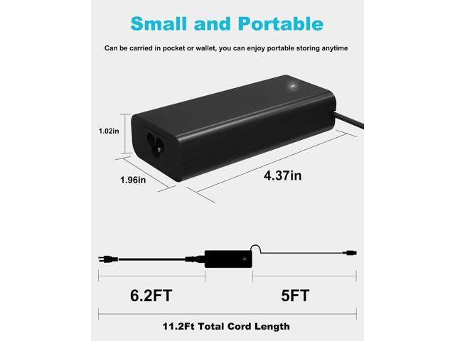 60W 65W USB C Laptop Charger for Dell Latitude 5540 5550 3550 5450 3450 7440 7430 5530 3540 E5430 5420 5520 7420 e5440 Dell Chromebook XPS 13...