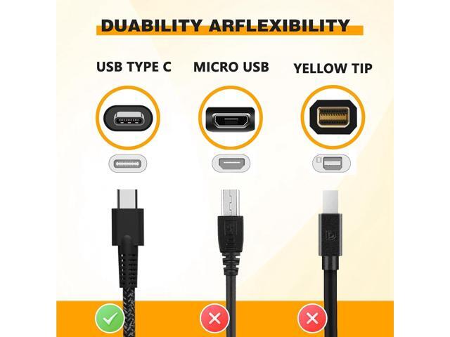 2025 New Slim 65W 45W USB C Laptop Charger for Lenovo Thinkpad X1 Carbon T480 T490 T480s T490s T580 T590 T14 T16, Yoga 7i C740 C940 C930 920 C630...
