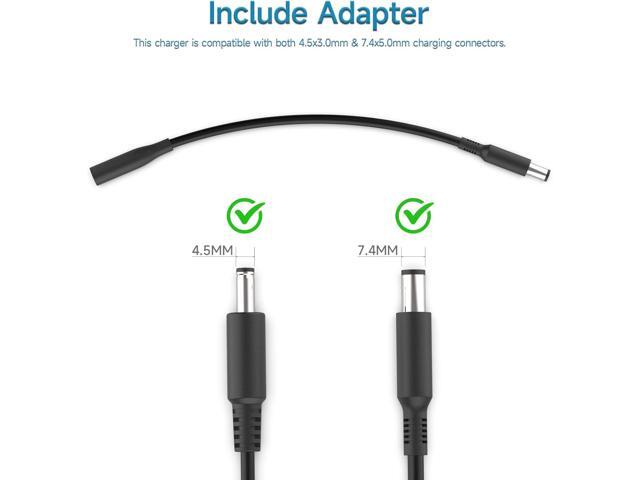 65W AC Charger for Dell Inspiron 3000 5000 7000, for Dell Inspiron 11 13 14 15 16 17 3000 5000 7000 Series 3501 3511 3521 3583 3593 5755 5758 5759...