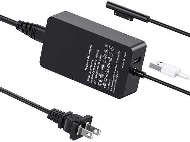Surface Laptop Pro Charger Power Supply 65W 15V 4A Magnetic Replacement AC Adapter Compatible with Microsoft Surface Pro 3/4/5/6/7/8/9/X...
