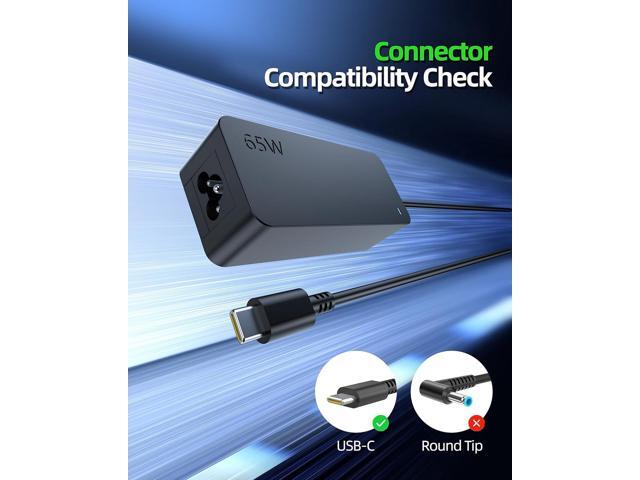 Fast Charger Fit for Lenovo ThinkPad T14 T14s E14 E15 L14 L15 T15 P14s P15s P16s, T480 T490 T490s T580 T480s, Yoga 7i 9i 6 7 9, X1 Carbon Gen 7-10,...