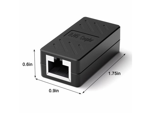 Y. D.F RJ45 Coupler Inline Coupler Cat 8 Cat 7 Cat 6 Cat 5e Cat 5 Ethernet Coupler Ethernet Extension Cable Ethernet Cable Extender for...