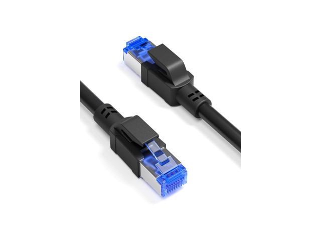 Ercielook CAT8 Ethernet Cable High Speed, 50ft Heavy Duty 40Gbps 2000Mhz Internet Cord with RJ45 Connectors for Modem Gaming PC PS5 Xbox Router