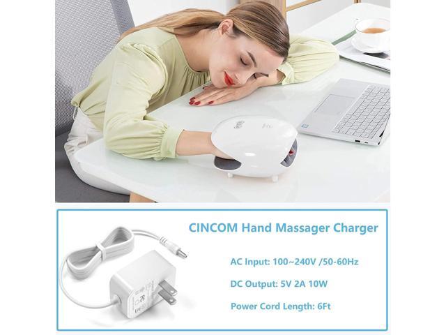 VHBW 5V for CINCOM Hand Massager Charger WE-026H CM-026H-BL Replacement AC Power Cord Adapter for CINCOM Cordless Hand Massager Charger