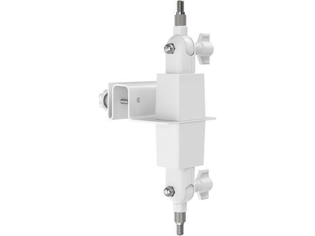 Holicfun 2-in-1 Gutter Mount for Outdoor Camera and Solar Panel - No-Drill Mounting Bracket, 360° Adjustable, Compatible with Ring, Arlo, Eufy,...