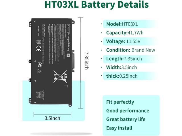 HT03XL L11119-855 Laptop Battery for HP Pavilion 14-CE 14-CF 14-DF 15-CS 15-DA 15-DB 15-DW 17-by 17-CA Series 15-CS0053CL 15-DW0033NR 15-DA0014DX...