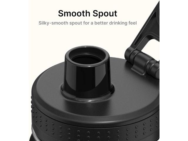 22 oz Water Bottle-Stainless Steel Vacuum Insulated Sports Water Bottle with Leak Proof Spout Lid-Reusable Metal Wide Mouth Water Flask for...