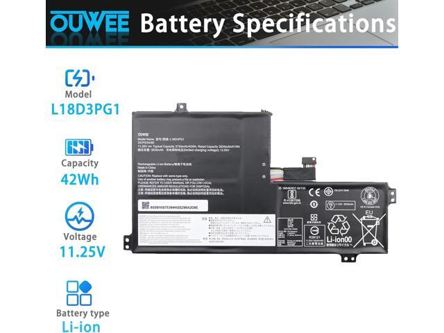 L18D3PG1 Laptop Battery Compatible with Lenovo 100E 500E Chromebook 1st Gen/100E 300E 500E Chromebook 2nd Gen/100E 300E 2nd Gen Series 5B10S75394...