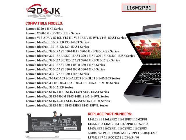 L16M2PB1 L16L2PB2 L16L2PB3 L16C2PB2 L16M2PB2 L16S2PB2 Laptop Battery for Lenovo Ideapad 320-14AST 14IAP 320-14IKB 320-14ISK 320-15ABR 320-15AST...