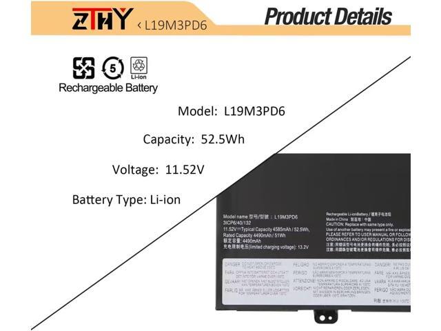 L19M3PD6 L19L3PD6 Laptop Battery Compatible with Lenovo Ideapad Flex 5-14IIL05/ Flex 5-14ITL05 / Flex 5-14ARE05/ Flex 5-14ALC05 /Flex 5-15IIL05...
