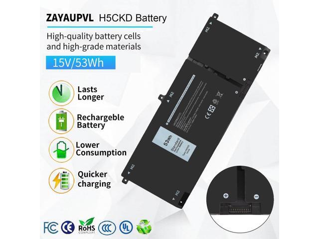 H5CKD 53Wh Battery Replacement for Dell Inspiron 5300 5301 5401 5402 5408 5409 5501 5502 5508 5509,Inspiron 5400 5406 7405 7300 7306 7500 7506...