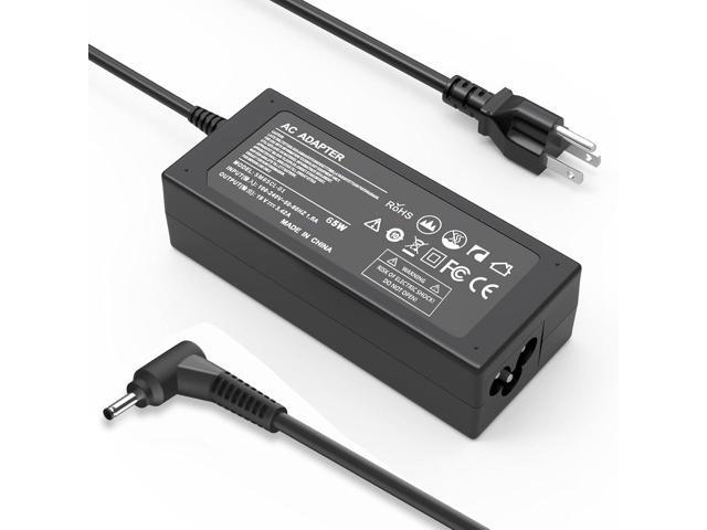 19V 3.42A Laptop Charger, 65W Replacement Power Cord & AC Adapter Supply Copmatible with Aspire 5 3 1 / Spin 3 / N20c5 Chromebook C738T C740 Swift...