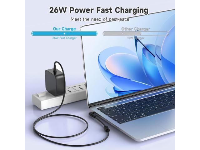 26W 12V Laptop Charger Compatible with Samsung Chromebook 3 2; Xe500c13, Xe500c12, Xe500c13, Xe503ec12, Xe303c12, Xe501c13, Xe503c32; PA-1250-98,...