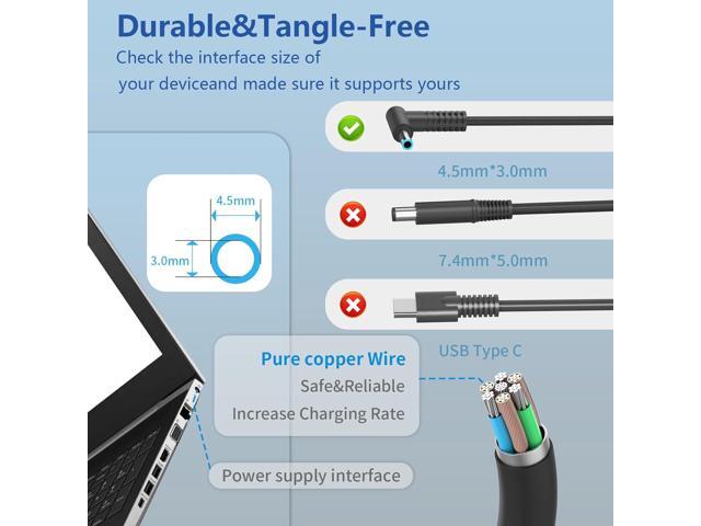 45W 19.5V 2.31A L25296-001 Laptop Charger Fit for HP is 13252 Pavilion x360 11 13 14 15 HP Notebook 15 HP Spectre X360 L25296-003/002 213349-109...