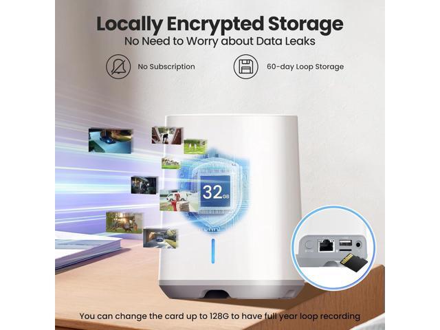 SOLIOM- 5MP Security Cameras Wireless Outdoor, No Subscription,4-Cam Pack, Solar Powered Home Security Camera with 360° Auto Tracking, Pan & Tilt,...