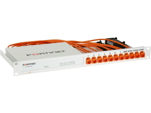 Rackmount. IT Rack Mount Kit for Fortinet FortiGate 60F / 61F / 80F / 81F Fits in Standard 19 Rack Front-Facing Ports (RM-FR-T10)