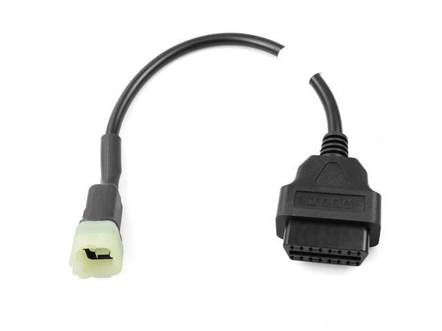 FOR OBD Motorcycle Cable For 6 Pin Plug Cable Diagnostic Cable 6Pin to OBD2 16 pin Adapter Extension Cable