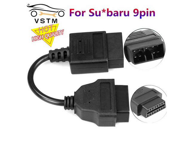 FOR For 9Pin cable OBD1 to obd2 16 pin lead diagnostic interface cable 9 pin OBDII extension cord lead OBD 2