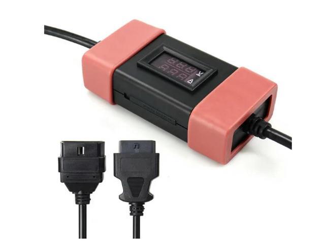 FOR 24V to 12V Heavy Duty Truck HD Voltage Converter OBD 2 Adapter Auto Connector Cable for X431 2.0/3.0/Golo 3