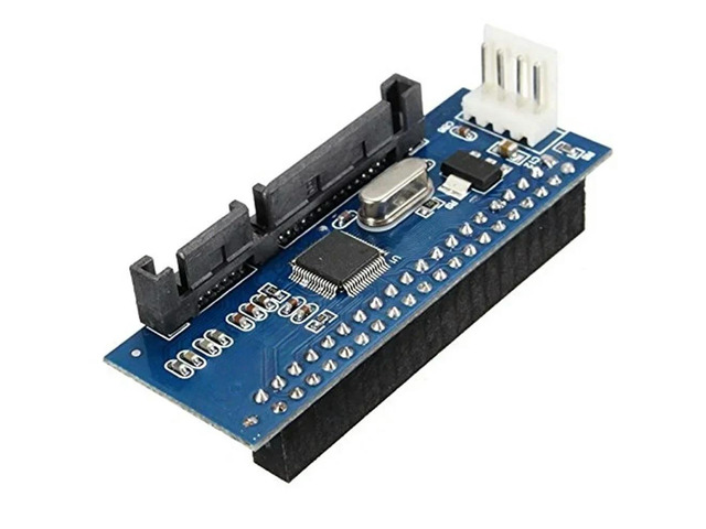 FOR 40Pin 3.5 IDE to 7+15 22 pin SATA Male Adapter Internal Hard Drive Card Adapter