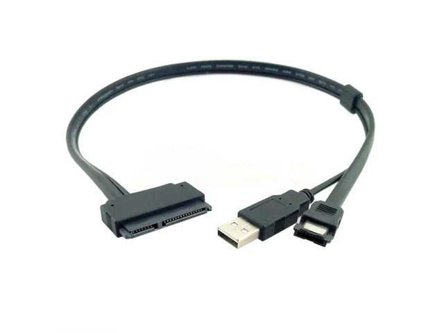 FOR Hard Disk Drive 2 5' inch SATA 22Pin to eSATA Data USB Powered Cable Adapter