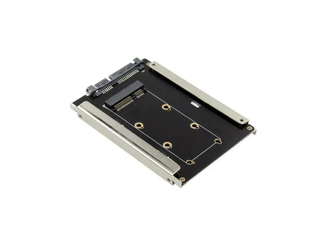 FOR MSATA SSD to 2.5' SATA Drive Convertor Adapter Card plug and play 50mm x 30mm mpcie m sata